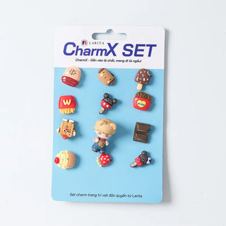 Phụ Kiện Larita Toffee Pop CharmX Set 12 Đa Màu